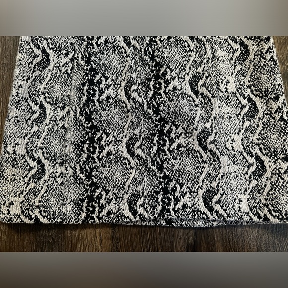 Free People Snakeskin Print Mini Skirt -2 - Picture 6 of 15